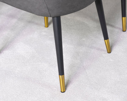 Ensemble de 2 chaises de salle à manger Sarah Grey