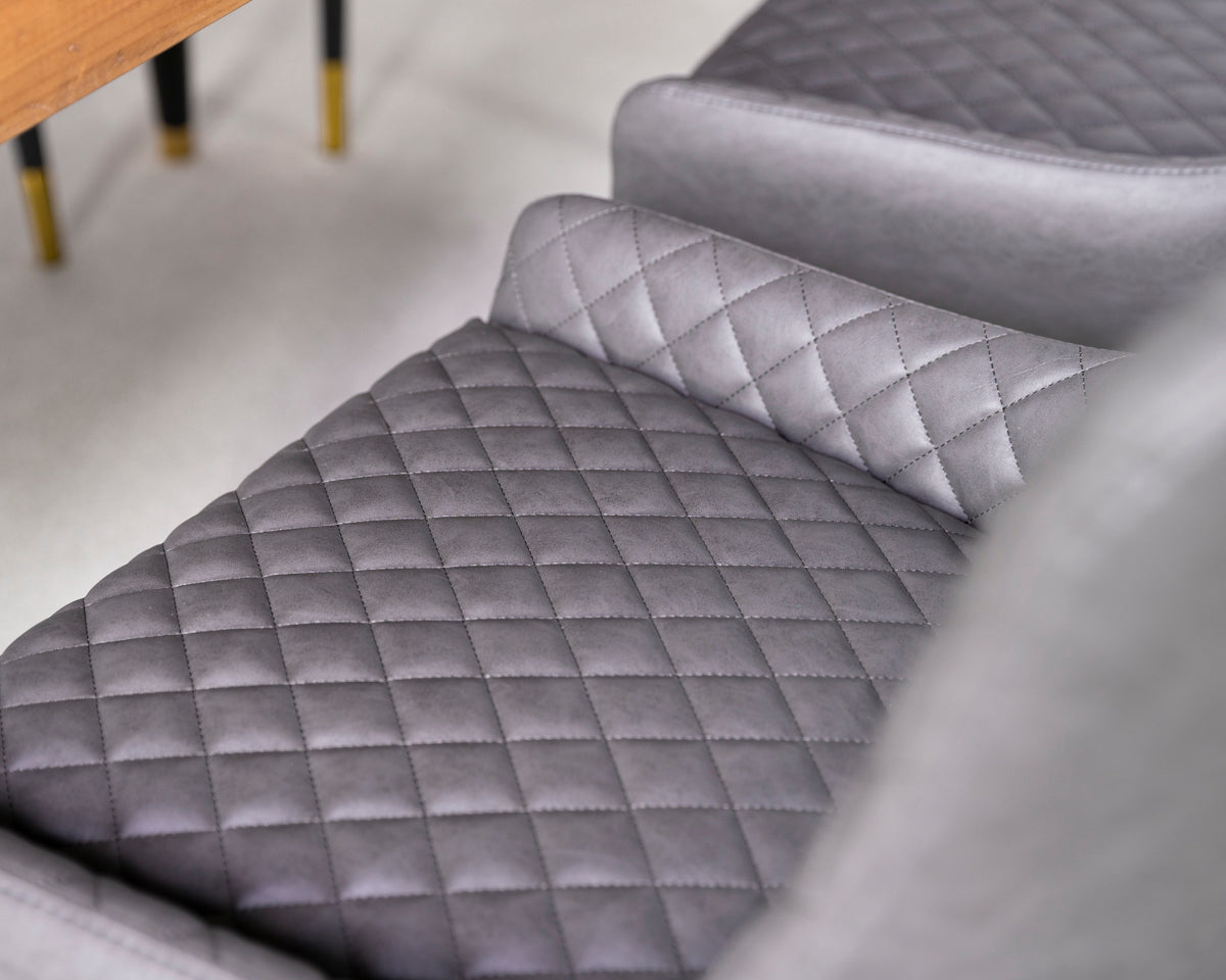 Ensemble de 2 chaises de salle à manger Sarah Grey