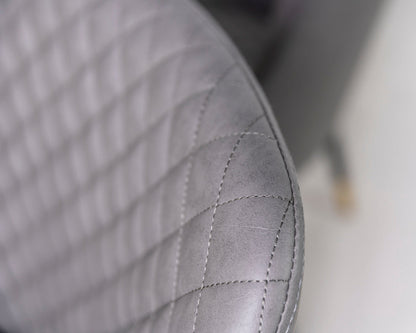 Table de salle à manger extensible Tulsa et chaises de salle à manger Sarah grises