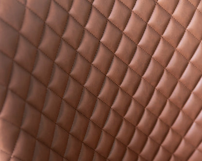 Table de salle à manger ronde Tulsa et chaises de salle à manger Sarah couleur fauve