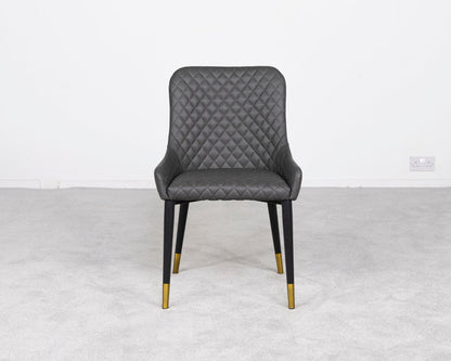 Ensemble de 2 chaises de salle à manger Sarah Grey