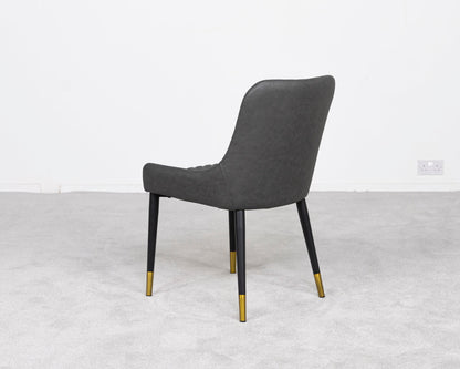 Ensemble de 2 chaises de salle à manger Sarah Grey