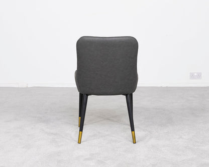 Ensemble de 2 chaises de salle à manger Sarah Grey