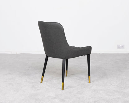 Ensemble de 2 chaises de salle à manger Sarah Grey