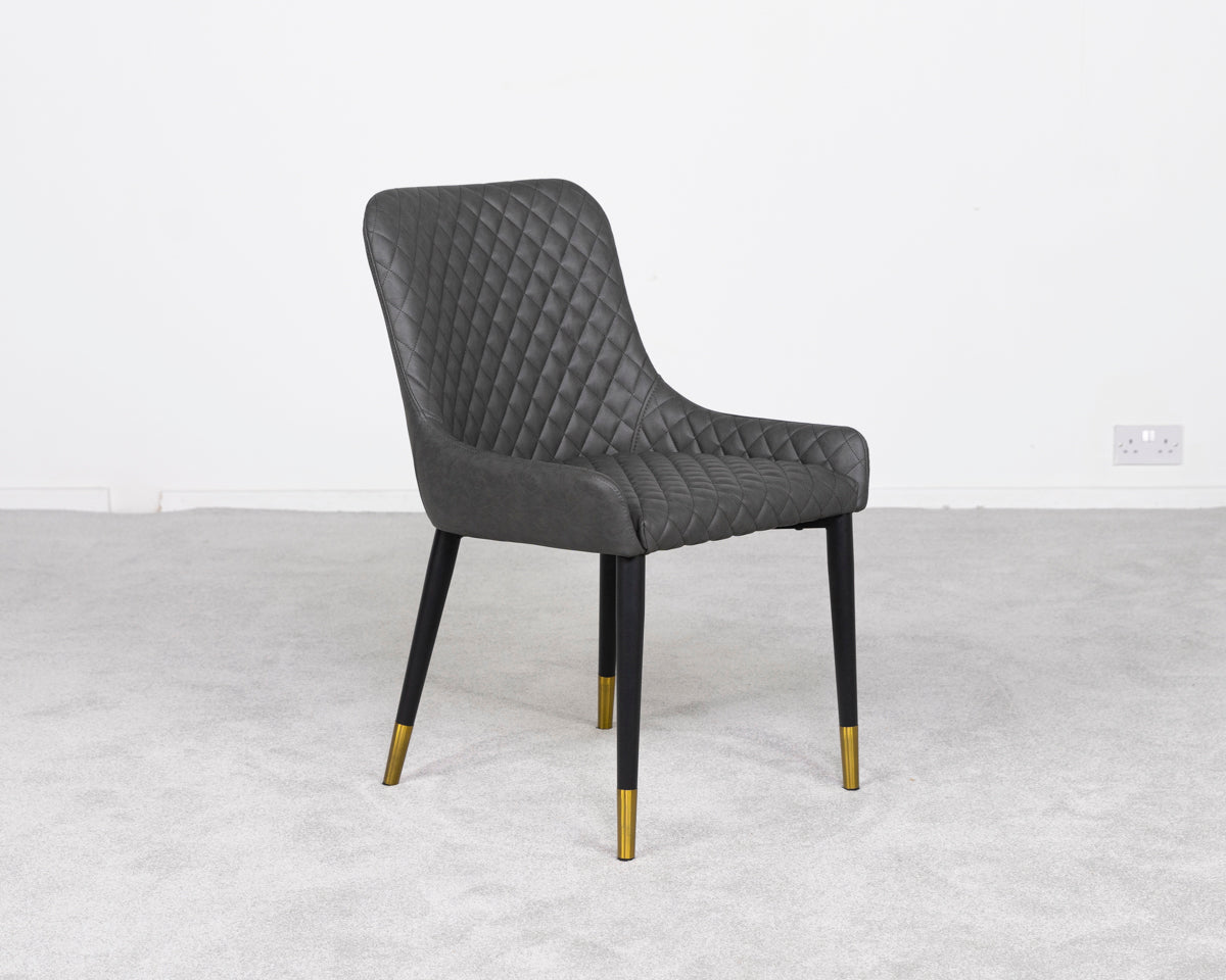 Ensemble de 2 chaises de salle à manger Sarah Grey