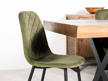 Table de salle à manger extensible Como (140 cm - 180 cm) et chaises de salle à manger Alston