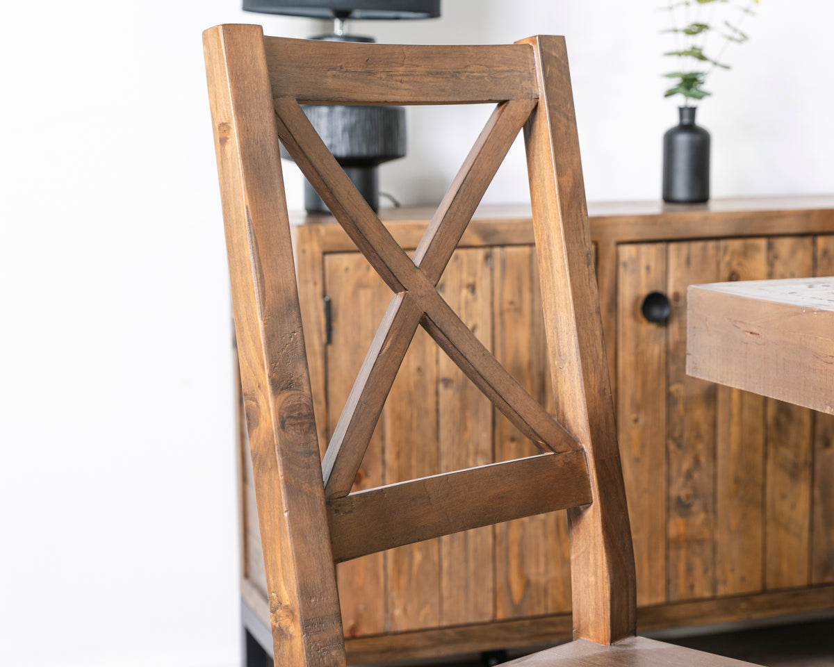 Chaise de salle à manger Brooklyn à dossier croisé (lot de 2)