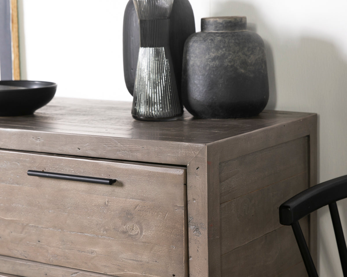 Commode large Manhattan à 7 tiroirs