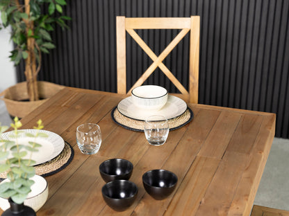 Table de salle à manger Brooklyn Light 180 cm à plateau fixe