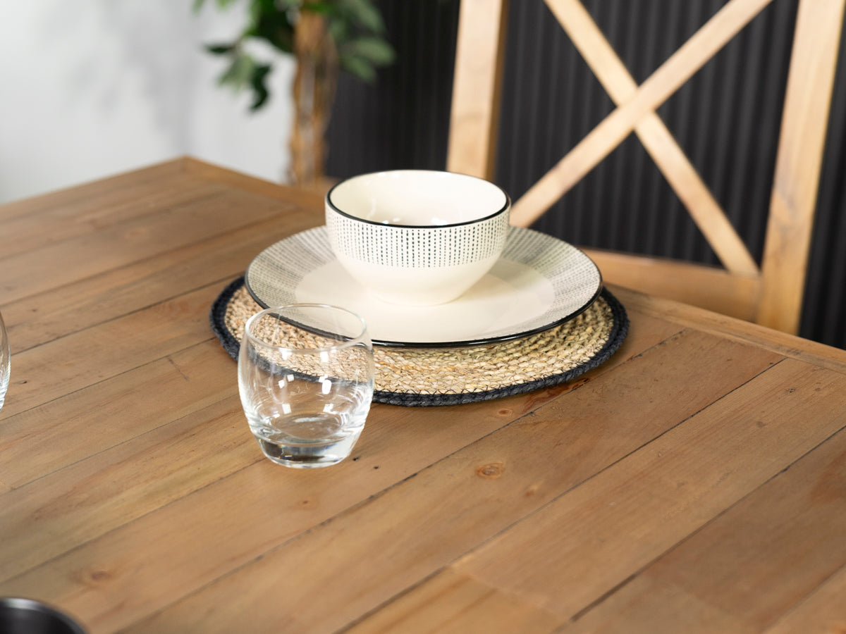 Table de salle à manger Brooklyn Light 180 cm à plateau fixe