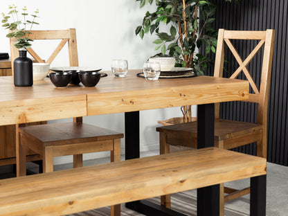 Table de salle à manger extensible Brooklyn Light (180 cm - 240 cm)