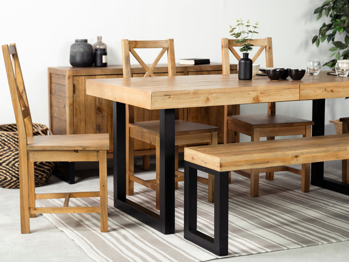 Table de salle à manger extensible Brooklyn Light (180 cm - 240 cm)