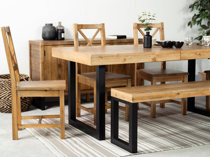 Table de salle à manger extensible Brooklyn Light (180 cm - 240 cm)