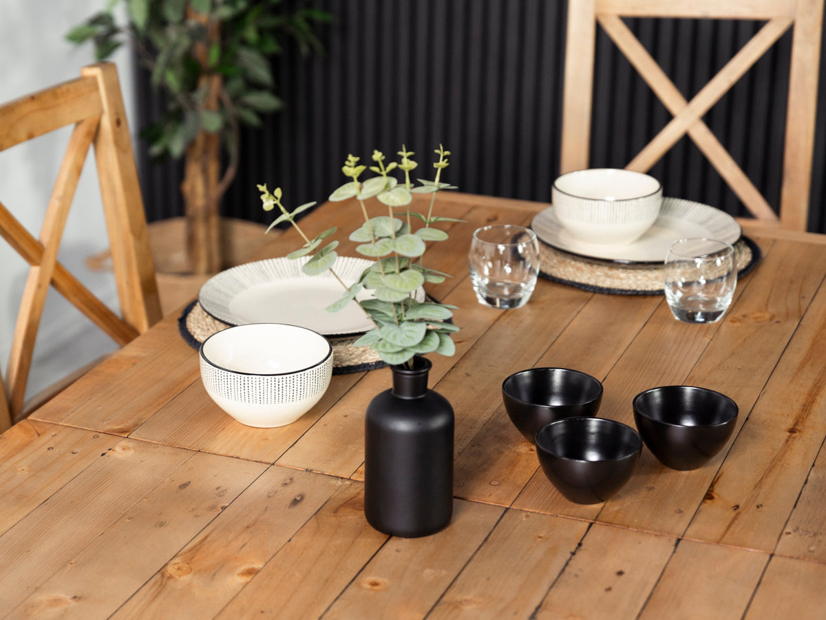 Table de salle à manger extensible Brooklyn Light (180 cm - 240 cm) et chaise de salle à manger Alston