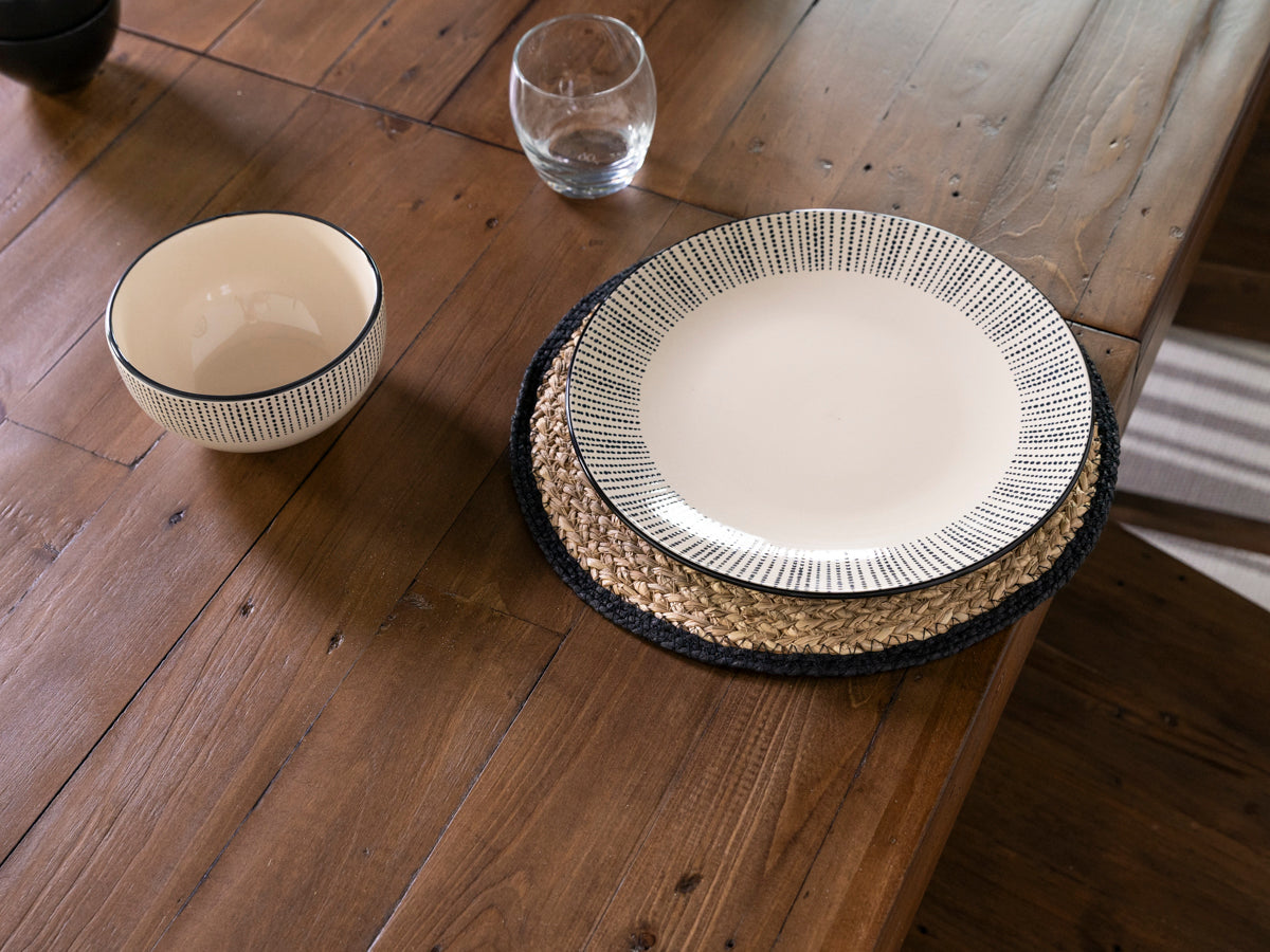 Table de salle à manger extensible Brooklyn à pieds croisés (180 cm - 240 cm)