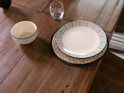 Table de salle à manger extensible Brooklyn à pieds croisés (180 cm - 240 cm)