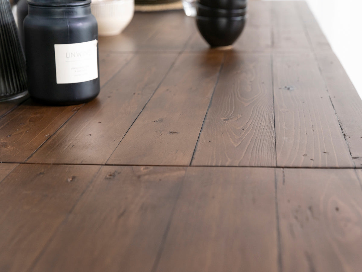 Table de salle à manger extensible Brooklyn à pieds croisés (180 cm - 240 cm)