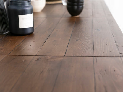 Table de salle à manger extensible Brooklyn à pieds croisés (180 cm - 240 cm) et chaises de salle à manger Brooklyn