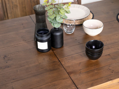 Table de salle à manger extensible Brooklyn à pieds croisés (180 cm - 240 cm)