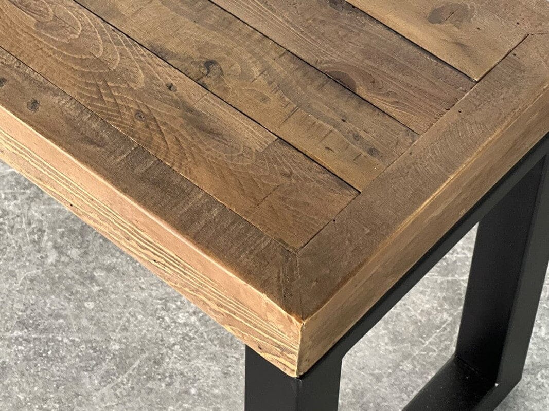 Table de salle à manger extensible Brooklyn (180 cm - 240 cm) et chaises de salle à manger Bogart noires