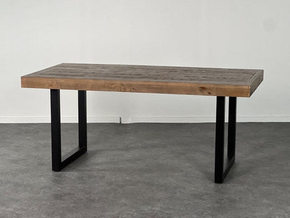 Table de salle à manger Brooklyn à plateau fixe de 180 cm et chaises de salle à manger Alston