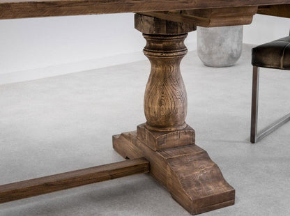 Table de salle à manger extensible de style ferme londonien