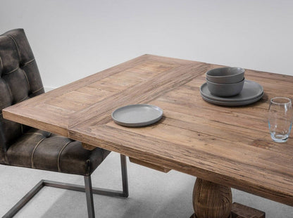 Table de salle à manger extensible de style ferme londonien
