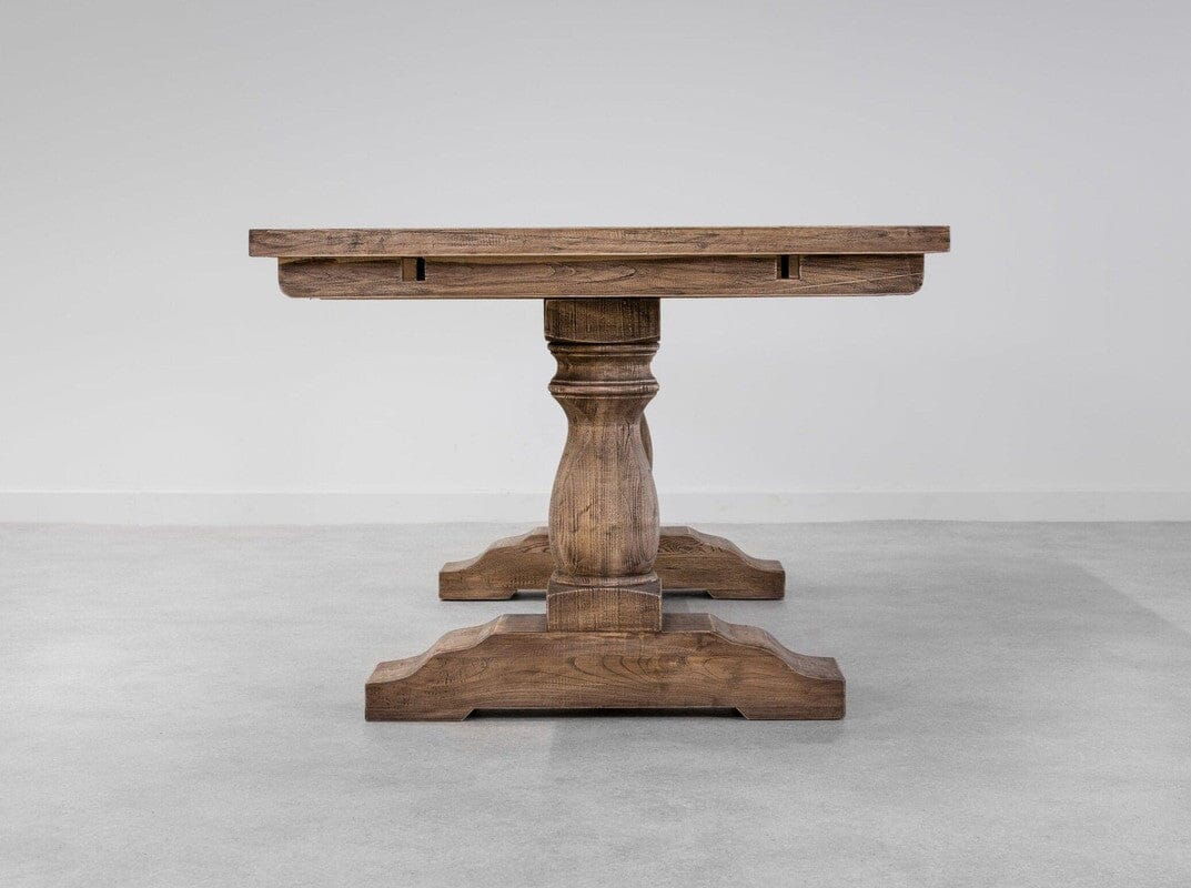 Table de salle à manger extensible de style ferme londonien