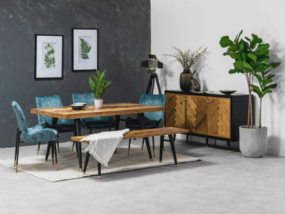 Table à manger à plateau fixe Mode 180 cm