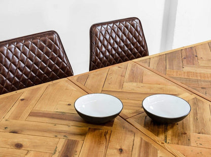 Table de salle à manger extensible Tulsa (140 cm - 180 cm) et banc de salle à manger