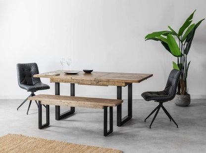 Banc en bois de récupération de Tulsa